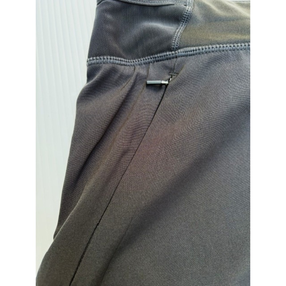 Kyodan Womens Race Mini Running Shorts Size Med Black Zipper Pockets Lined - Picture 9 of 16